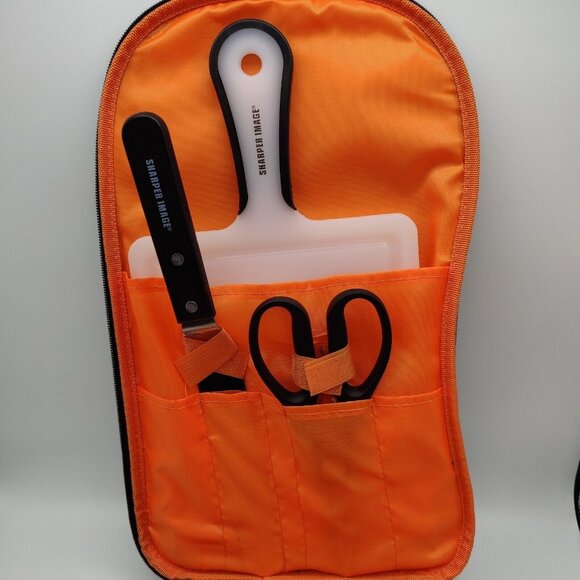 Sharper Image Camp Kitchen Cooking Utensils Travel Organizer Grill Accessories - Picture 3 of 7